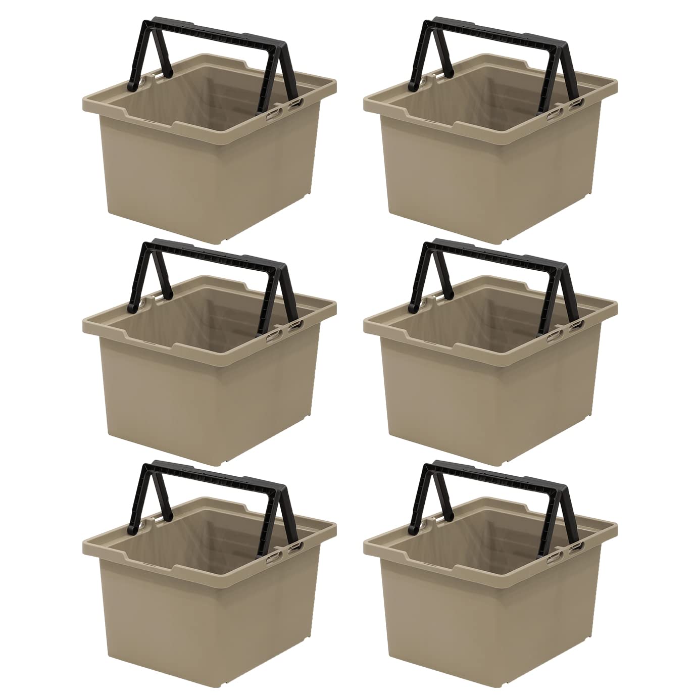 商品情報商品の説明● ハンドル付きで持ち運びに便利です。 ●使用しない時はハンドルを外側にセットするとネスティング(入れ子状態)でき、場所をとりません。 ●ハンドルを倒した状態で、内側方向へスライドさせるとスタッキング(積み重ね)でき便利です。 ●当社製品のコンテナボックス#75タイプ(別売)に2個ピッタリ入ります。主な仕様 生産国:日本商品サイズ(約):幅40x奥行48x高さ28cm(1個)内寸(約):幅29.2x奥行39x高さ24.5cm(1個)商品重量(約):1.5kg(1個) 最大収納質量(約):20kg(1個)材質:ポリプロピレン 積み重ね段数:3段まで可能