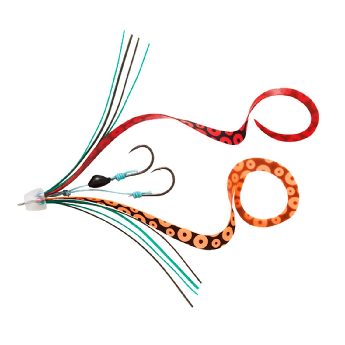 【送料無料】ダイワ(DAIWA) タイラバ/替えパーツ 紅牙(コウガ)ユニット β SS 大鯛 各種 色：蛸足紅牙レッド+オレンジ