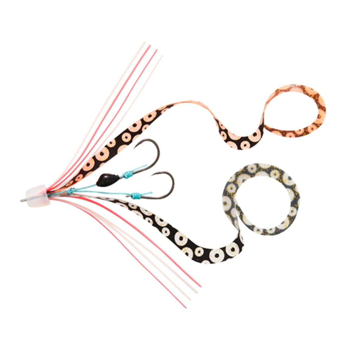 【送料無料】ダイワ(DAIWA) タイラバ/替えパーツ 紅牙(コウガ)ユニット β SS 大鯛 各種 色：蛸足ケイムラオレンジ+グローラメ