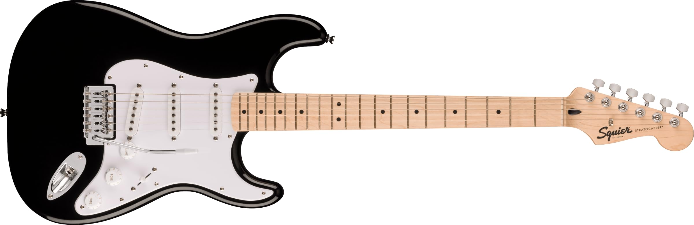 【送料無料】Squier by Fender スクワイヤー エレキギター Squier Sonic Stratocaster 色：ブラック