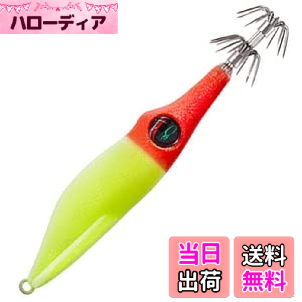 【送料無料】ダイワ(DAIWA) エメラルダスイカメタルドロッパーTypeSQ シンキング 1.8~2.5号 各種 色：赤黄、サイズ：1.8号