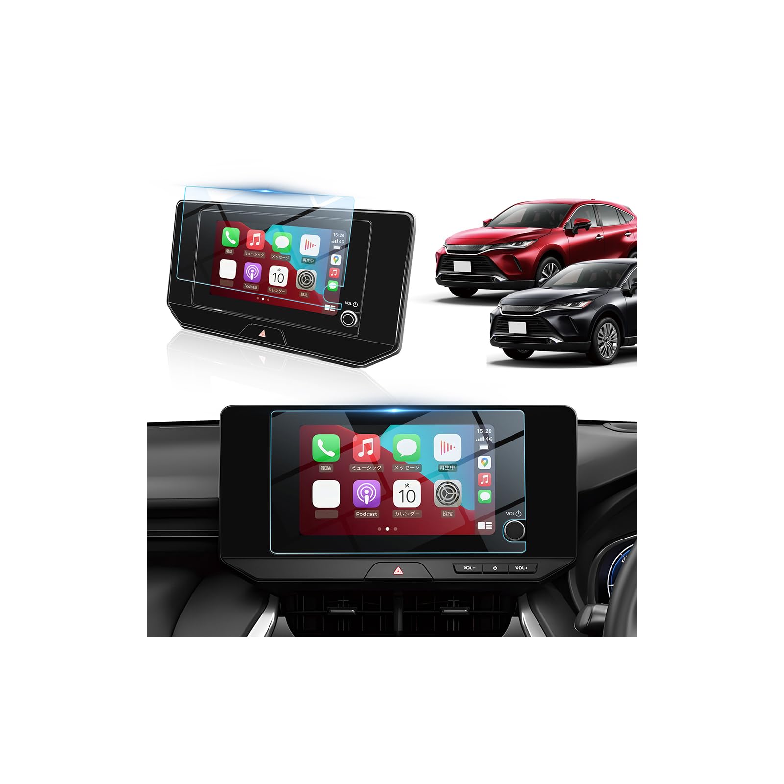 【送料無料】BIBIBO カーナビ ガラスフィルム ナビ ナビゲーションフィルム 防気泡 保護フィルム 汚れ..