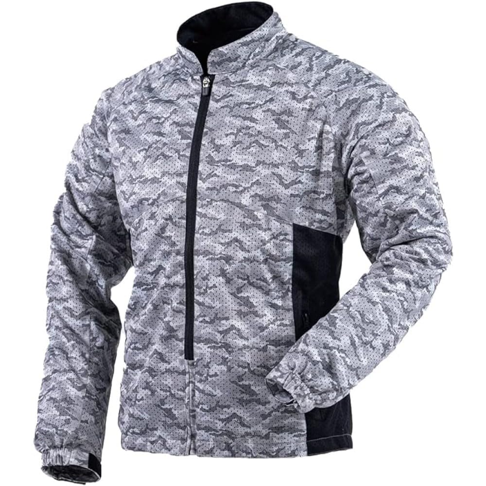【送料無料】[南海部品] ナンカイ バイク用 スーパーライト メッシュジャケット SDW-4145 色：ホワイトカモフラージュ、サイズ：LL
