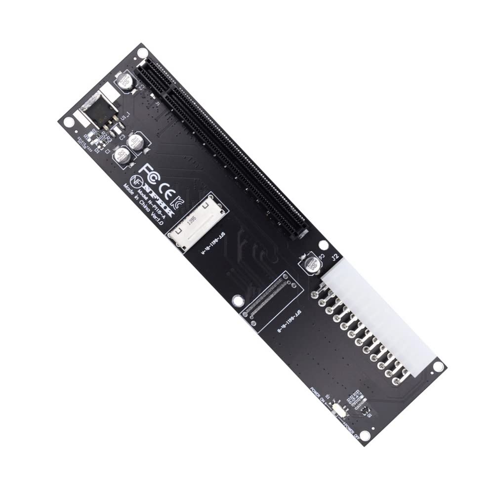 【送料無料】Xiwai OCULINK PCIE PCI-EXPRESS SFF-8611 8x 8 レーン - デュアル SFF-8087 4x SSD デー..