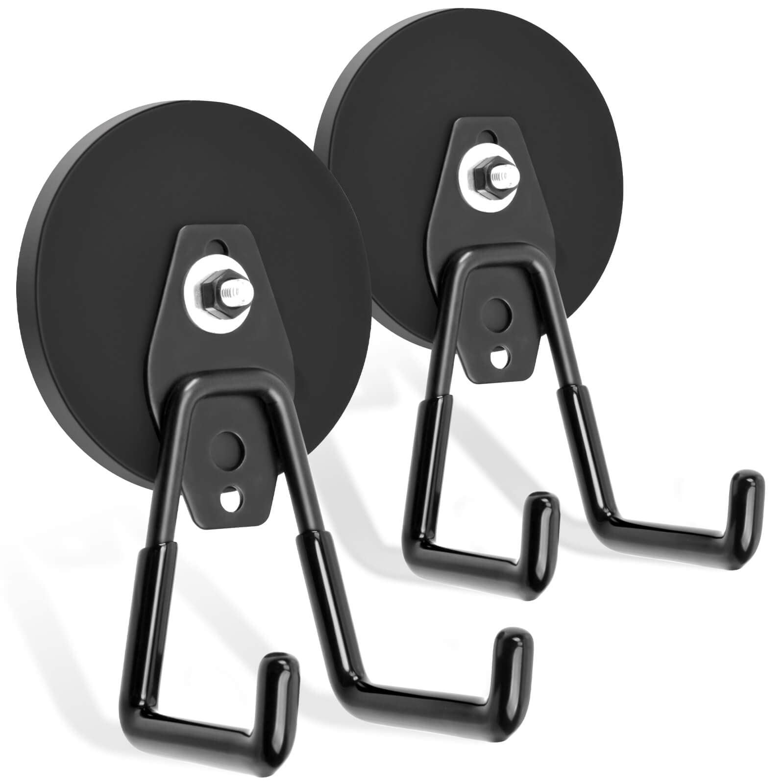 【送料無料】マグネットフック D66 D88 色：ブラック、サイズ：直径88mm_黒