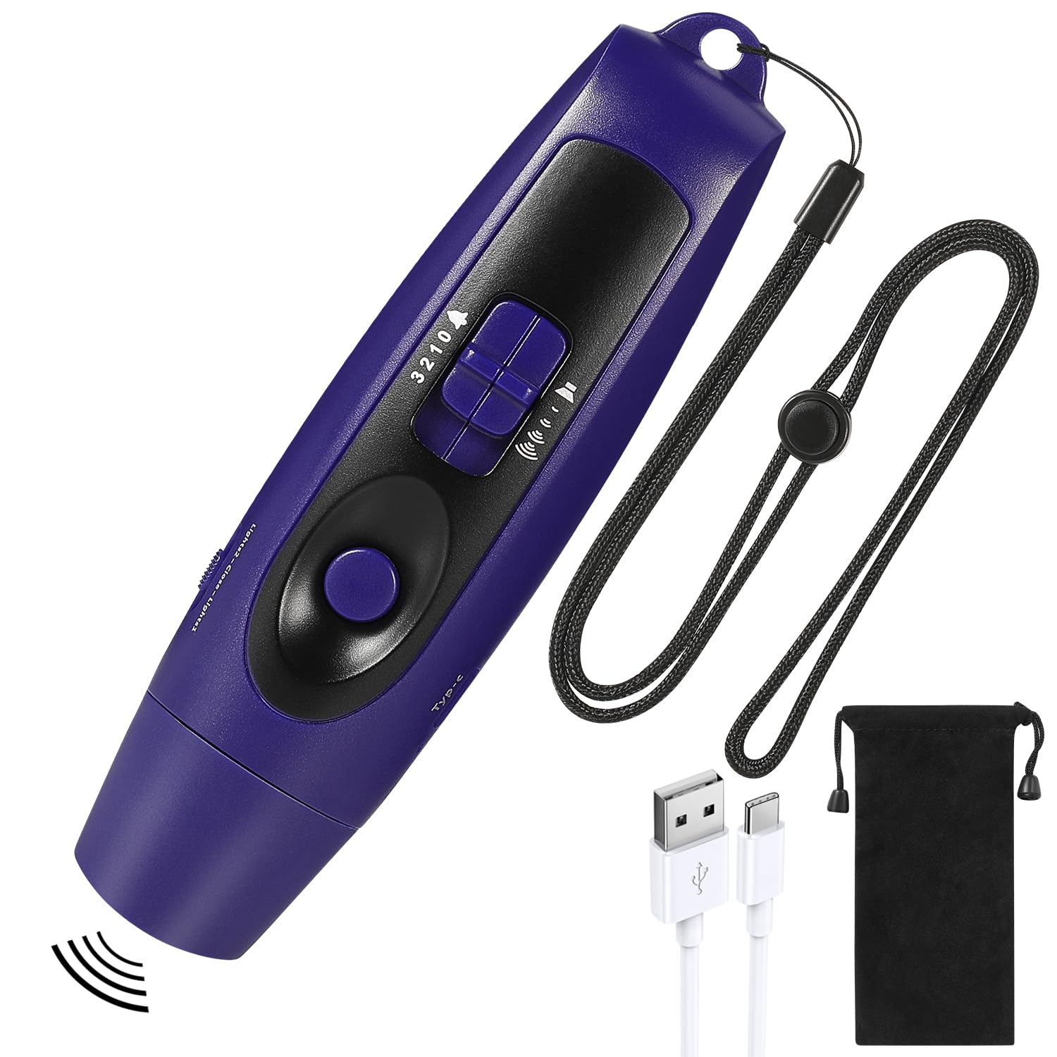 【送料無料】IMTOD 電子ホイッスル 充電式ホイッスル 電子笛 3段階 3種類ホイッスル 2つライトモード ..