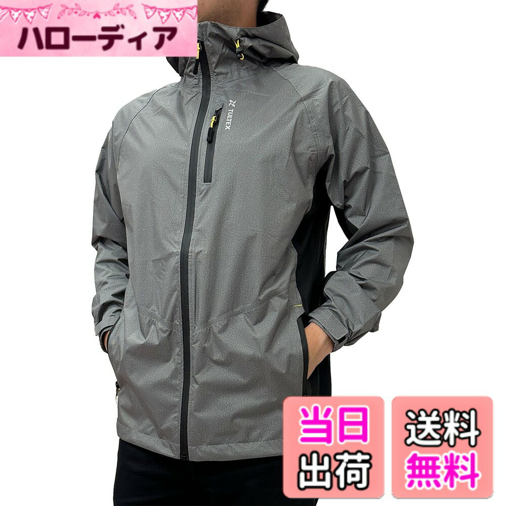 Other - 【送料無料】[タルテックス] ストレッチ シールド レインジャケット 防風 防水 耐水圧10,000mmHO 透湿度20,000g/m24hrs 全天候型 メンズ M,L,LL,3L 色：104杢グレー、サイズ：3L