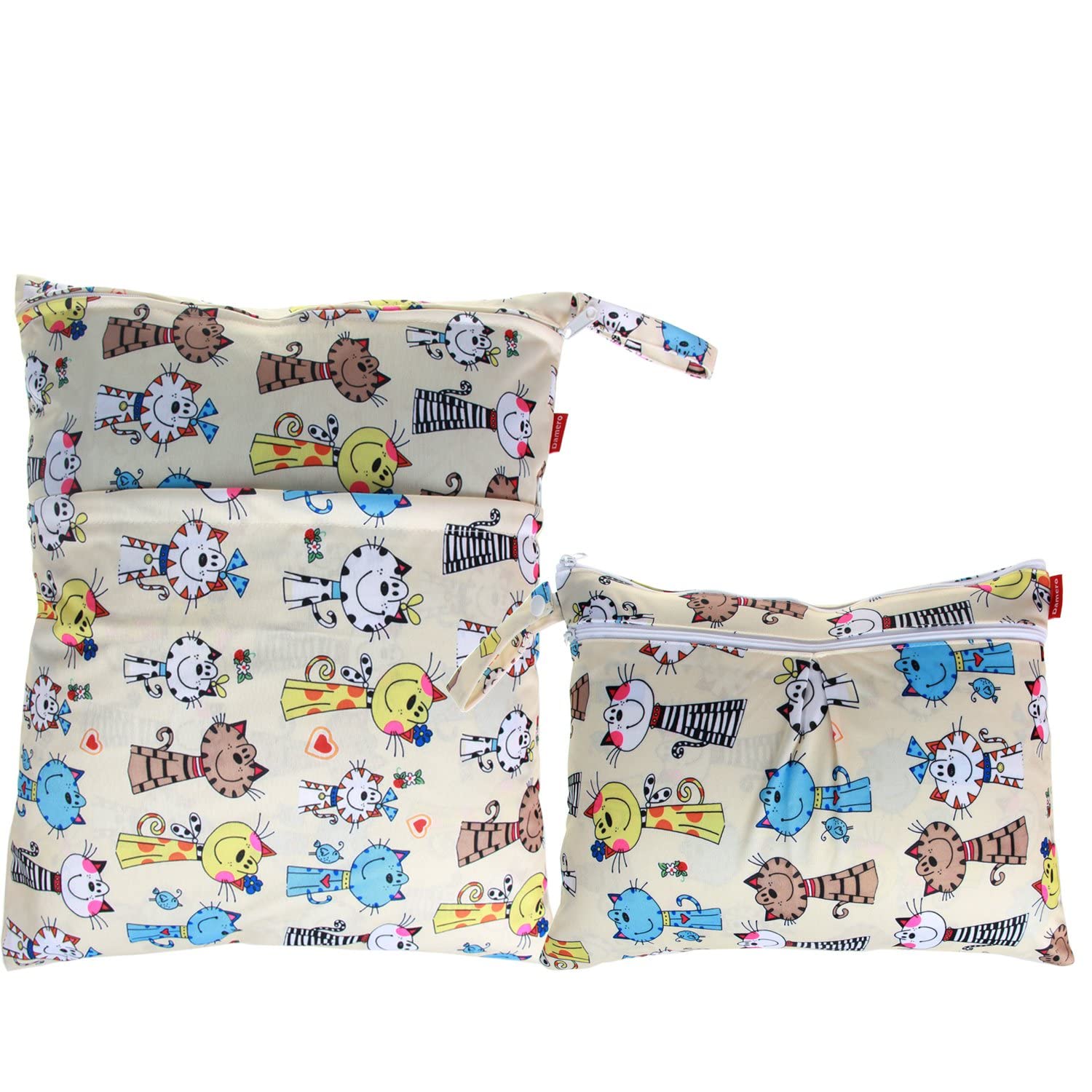 【送料無料】Damero ウェットバック(防水バッグ) 2点セット 着替え・オムツ・お風呂用品・水着・タオル..