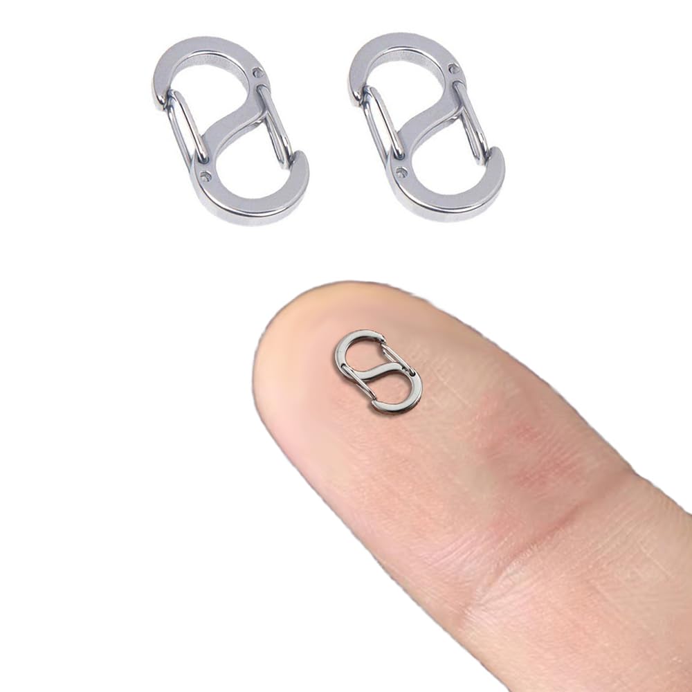 【送料無料】YFFSFDC 304ステンレス鋼のS字型接続金具 S型フック s字型 304ステンレス フッククラスプ 金属パーツ 接続パーツ ネックレス接続バックル ネックレス ブレスレット アクセサリー 脱着式簡単装着 ハンドメイド パーツ 手作り素材 DIY材 色：シルバー 6mm*4mm