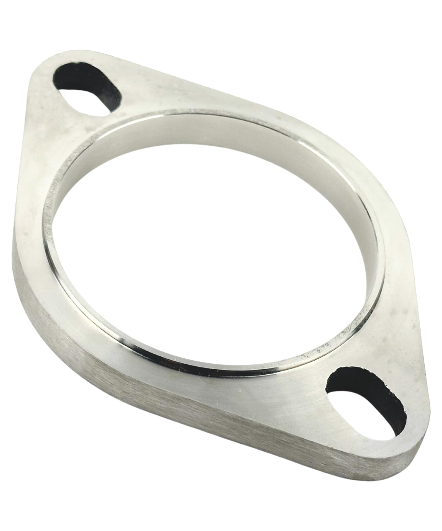 【送料無料】HTharros マフラーフランジ 汎用 ステンレス 製 車用 マフラーパイプ 溶接 継手 自動車 排気 修理用 ブラケット バイク 厚み 8m 色：シルバー、サイズ：φ76