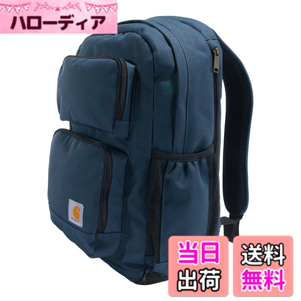 【送料無料】Carhartt 28l デュアルコンパートメント バックパック 色：ネイビー、サイズ：Free Size