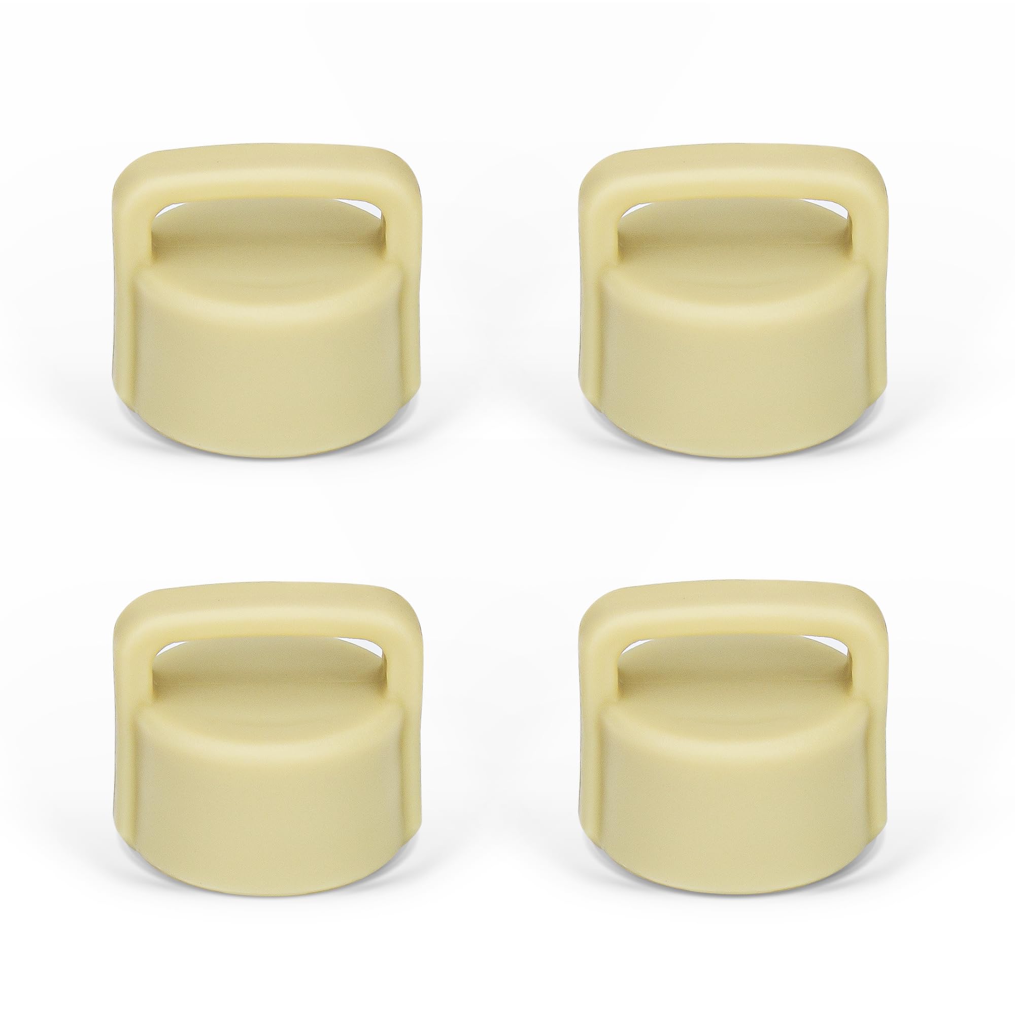 【送料無料】TYESO タンブラー 用交換ストロー注ぎ口キャップ 予備のキャップ 小蓋 蓋 注ぎ口キャップ 4セット (カップおよびその他の付属品は含まれない） 色：イエロー