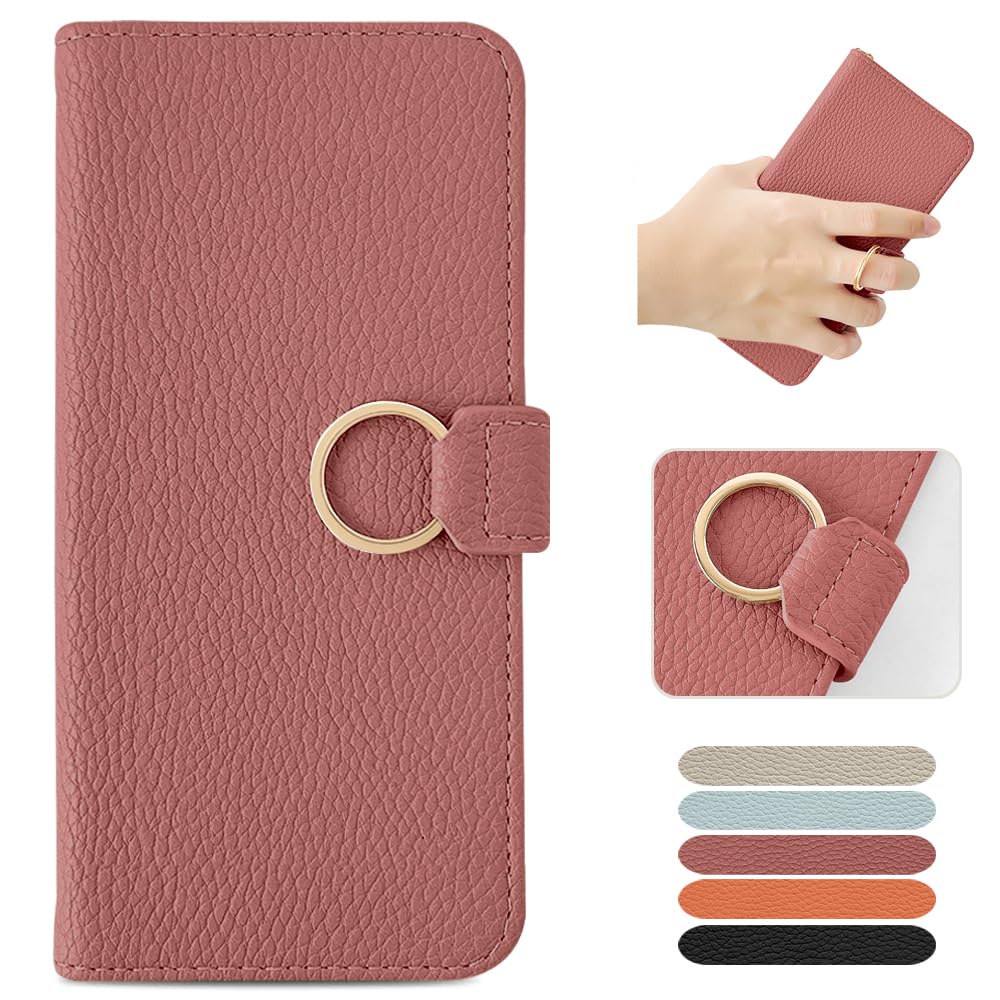 【送料無料】MAGICASE For スマホケース 手帳型（ZHLZ） 色：スイカレッド、サイズ：AQUOS sense3/3basic/3Lite/One S7