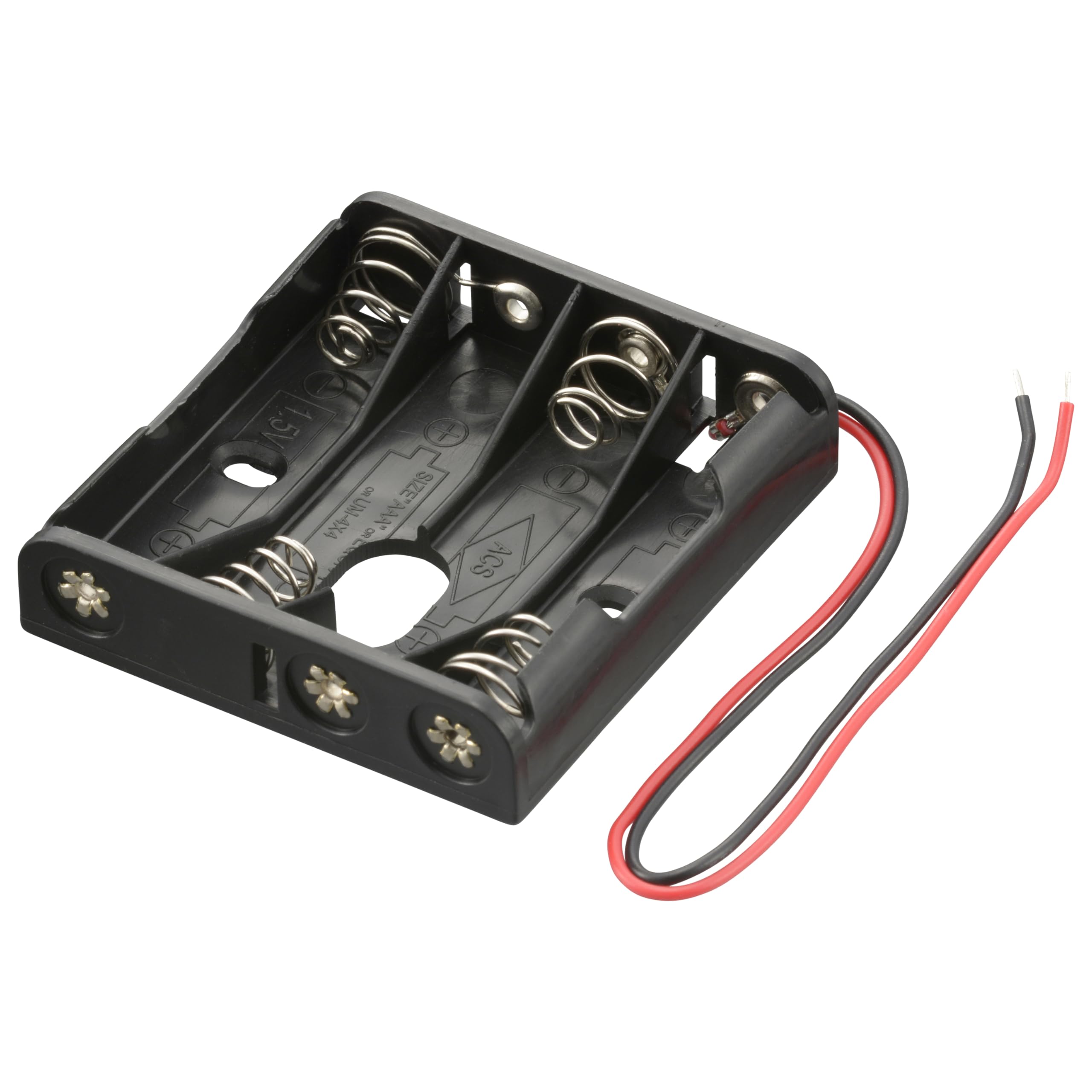 【送料無料】オーム電機 電池ケース 工作用 電池ボックス KIT-UM4/3/1 色：ブラック、サイ ...