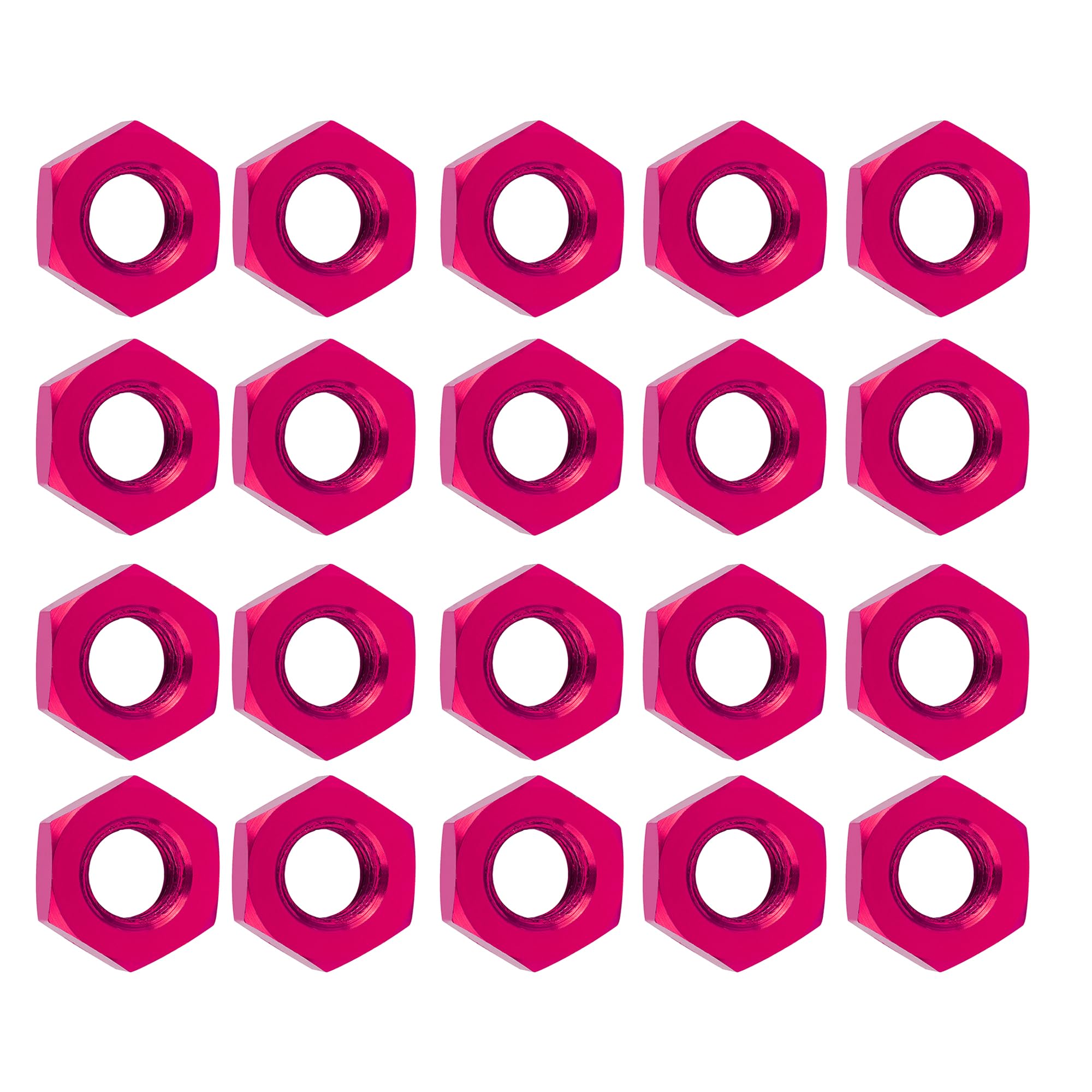 【送料無料】DingtaiアルミナットM2 M3 M4 M5 M6 M8 アルミ六角ボルトキャップ超軽量ロックナットDIY用..