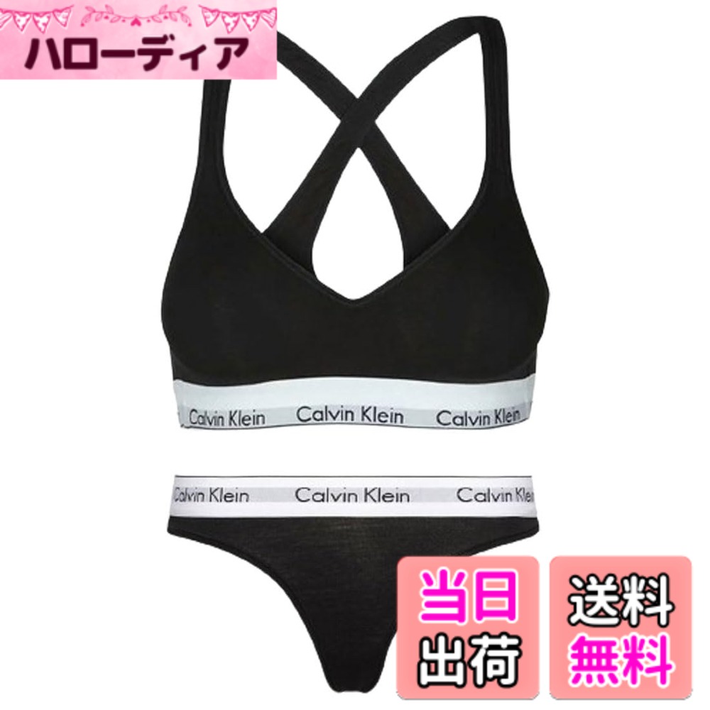 【送料無料】[カルバンクライン] ck レディース ブラジャー Tバック ショーツ セット スポーツ ジム 筋..
