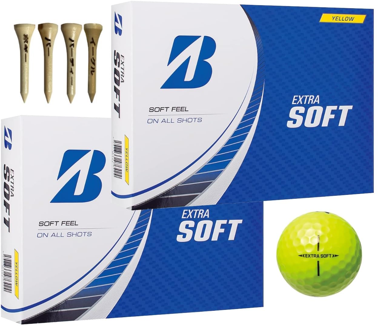 【送料無料】ブリヂストン ゴルフボール EXTRA SOFT エクストラ ソフト 2023年 モデル おまけ付き 色：..