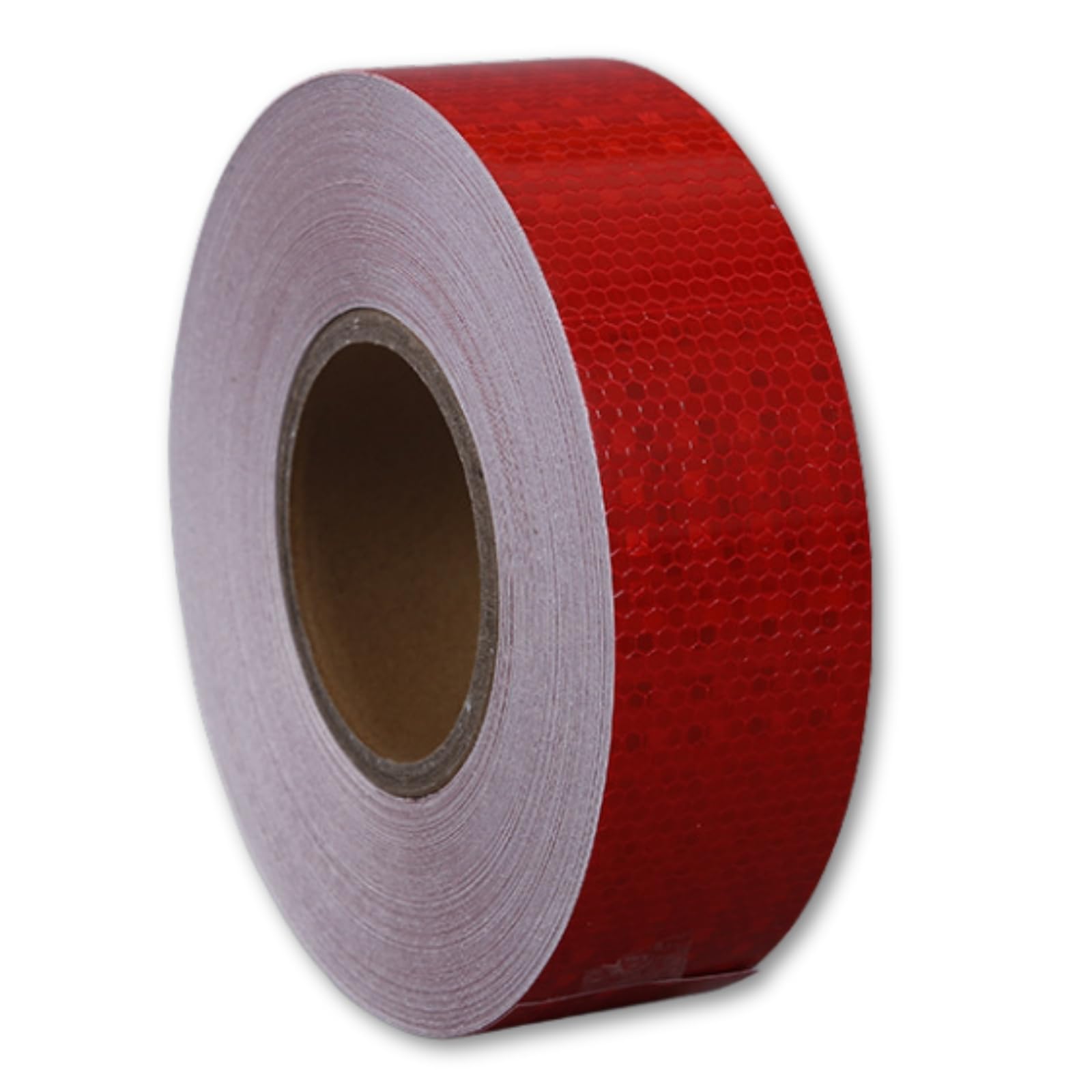 【送料無料】[HYmish] 反射テープ 反射シート 反射板 蛍光 駐車場 ラインテープ 50mm幅 25m 色：レッド、サイズ：50mm幅25m