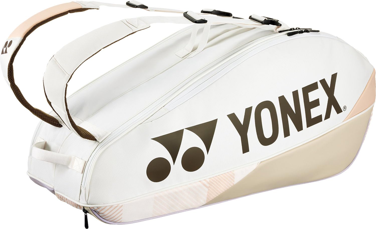 【送料無料】ヨネックス(YONEX) テニス バッグ ラケットバッグ6 テニスラケット6本収納可能 BAG2402R 色：サンドベージュ、サイズ：中型 (Chgata)