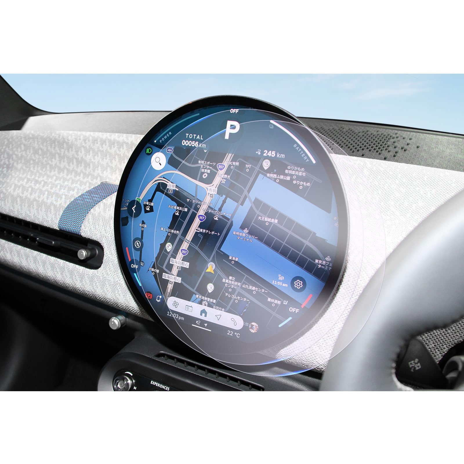 【送料無料】【GAFAT】ミニクーパー フィルム 色：9.4インチナビ用・ナノ製フィルム、サイズ：ミニクー..