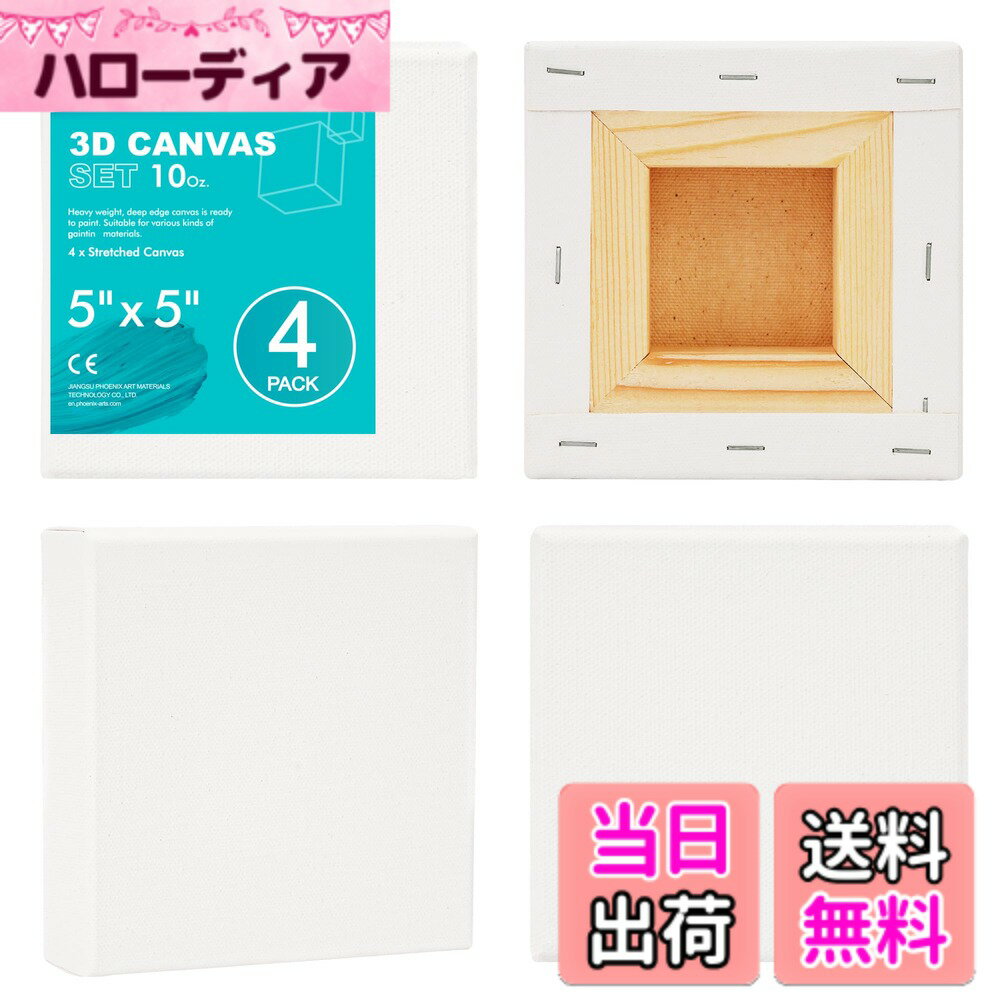 【送料無料】AUREUO 芸術絵創作 現代油絵 美術装飾 ミニ キャンバス イーゼル付き 裏面磁石付き 中目 100％コットン 水彩絵・アクリル絵・油絵に適用 色：ギャラリー ラップ、サイズ：中 サイズ