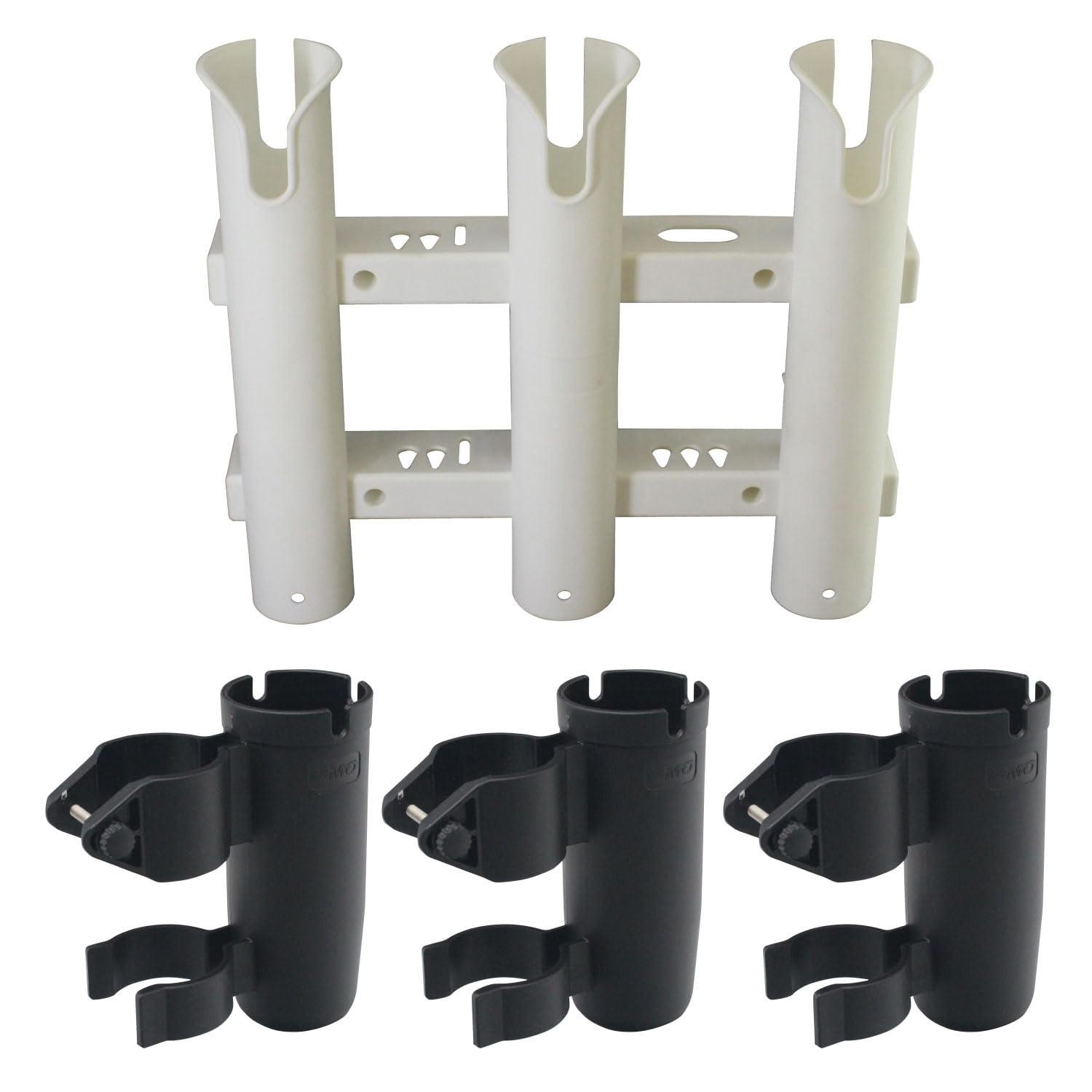 【送料無料】BMO JAPAN(ビーエムオージャパン) ロッドホルダー 一体型 色：ブラック