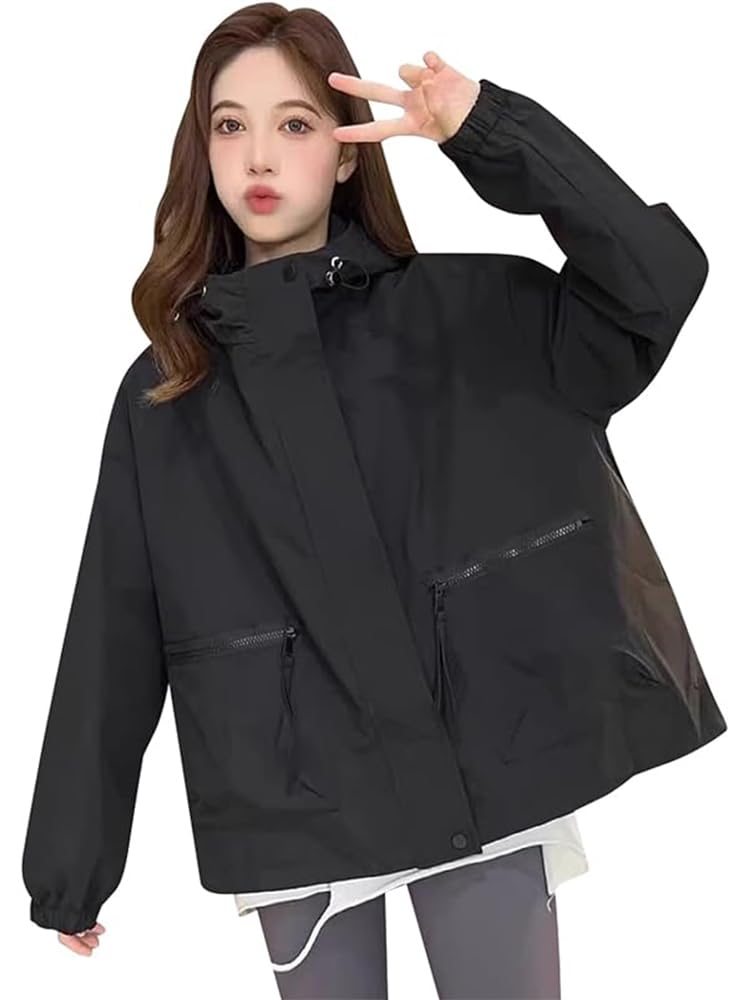 【送料無料】MUISHUYU マウンテンパーカー レディース 春 秋 ジャケット レインコート アウター ウイン..