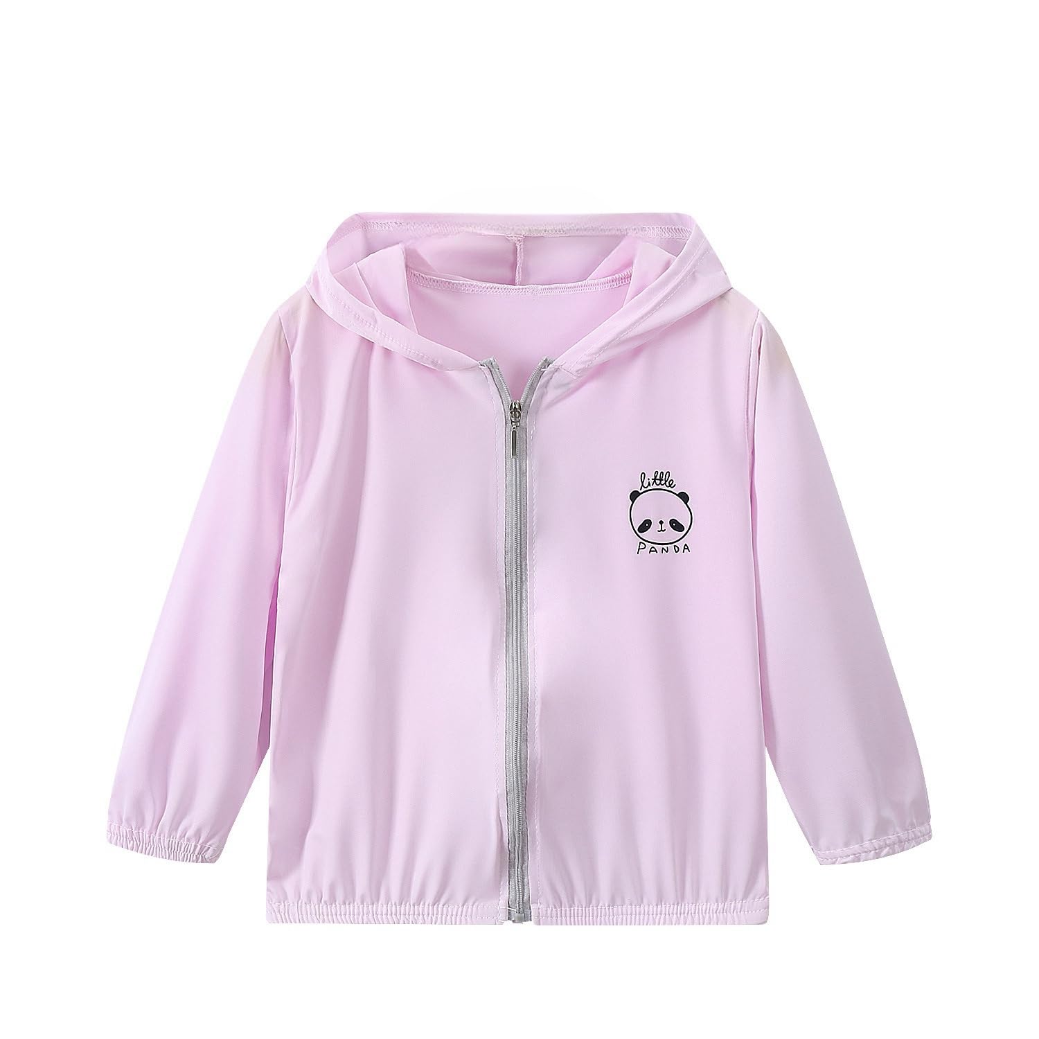 【送料無料】[SATiNU] 子供服 UVパーカー 男女 日よけ 冷感 夏 子供服ラッシュパーカーラッシュガードフード付 夏秋虫除け日焼け対策 色：Bパープル、サイズ：100-103