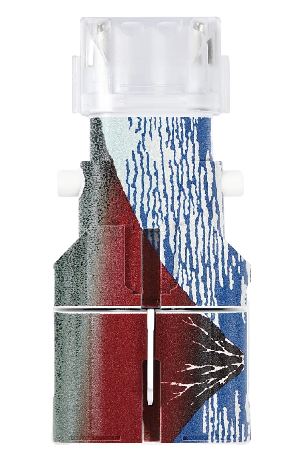 【送料無料】ROAD WARRIOR 海外 マルチ 変換プラグ ゴーコンα (アルファ) A B BF B3 C CB SE O O2 150ヶ国以上対応 電源変換アダプター RWG101 色：RW101WH-AF 赤富士 (富嶽三十六景・凱風快晴)、サイズ：W50.4xH106.5xD20mm