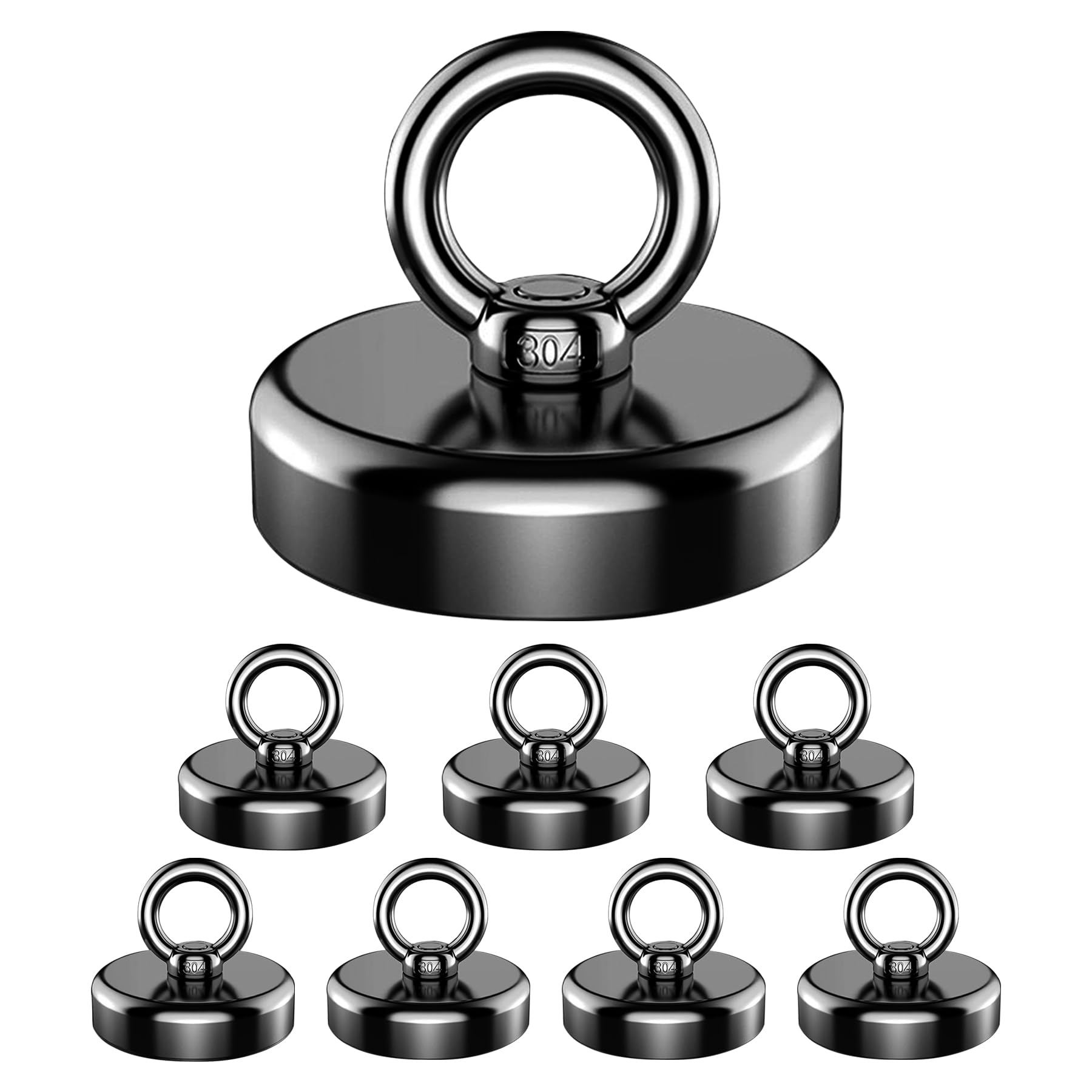 ������̵����YESCUT Ķ���� �ޥ��ͥå� �եå� ����ӥ��ռ��� �Ѳٽ�39kg ľ��36mm 304���ƥ�쥹�� ���� ���� �ɻ� ���եå��賰��ǽ ����...