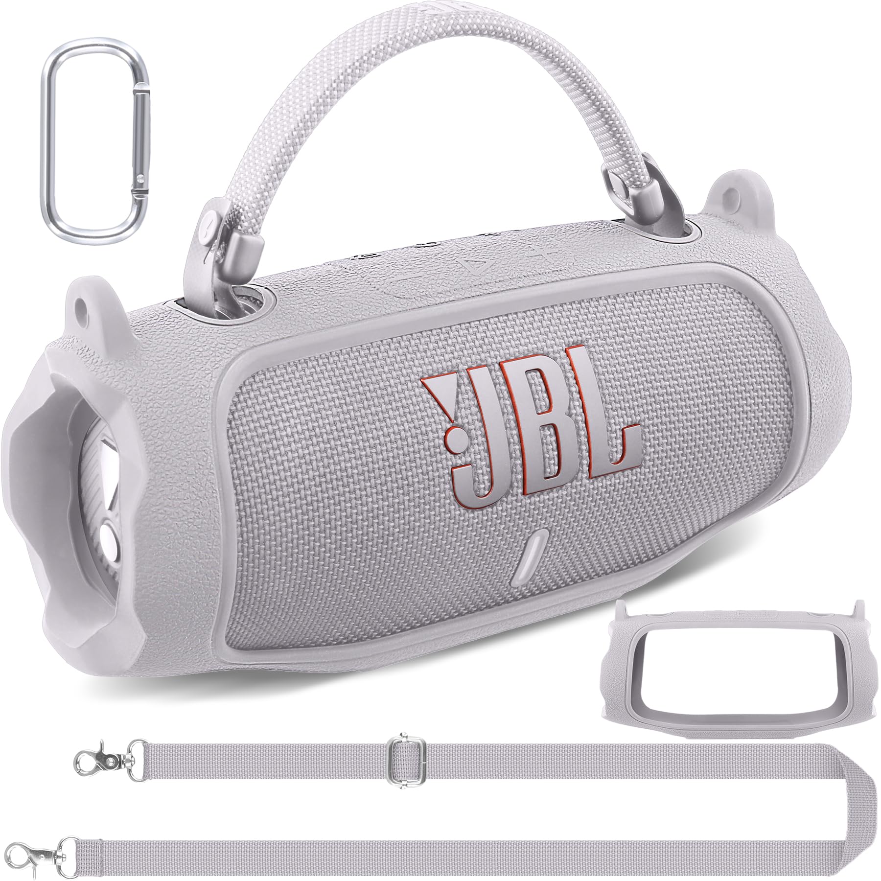 【送料無料】（ケースのみ）JBL Charge 6 Bluetoothスピーカー ポータブルスピーカー用収納ケース‐co2CREA 色：ホワイト