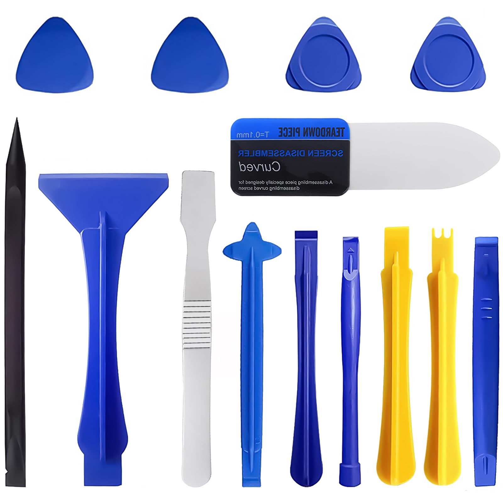 【送料無料】サムコススマホ修理ツール スマホ分解工具 開腹 分解 交換用 オープンツール 携帯修理ツール こじ開け工具 修理 交換用ツールキット 多機能 使いやすい 色：14個入り