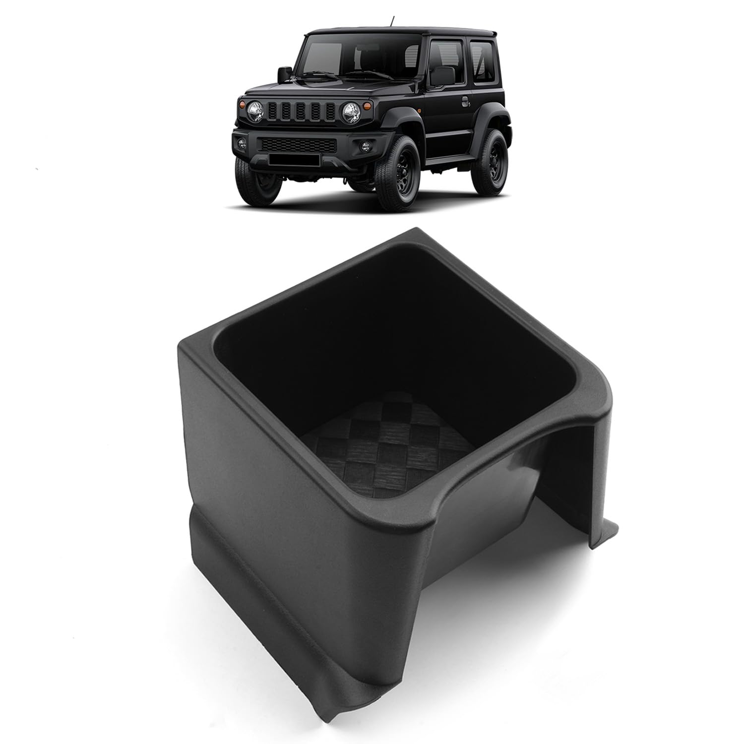 【送料無料】ruiya 専用 小物入れ コンソール トレイ ボックス カスタムパーツ ガタガタ音なし 内装パーツ 収納 ABS素材 ボックス 色：ブラック