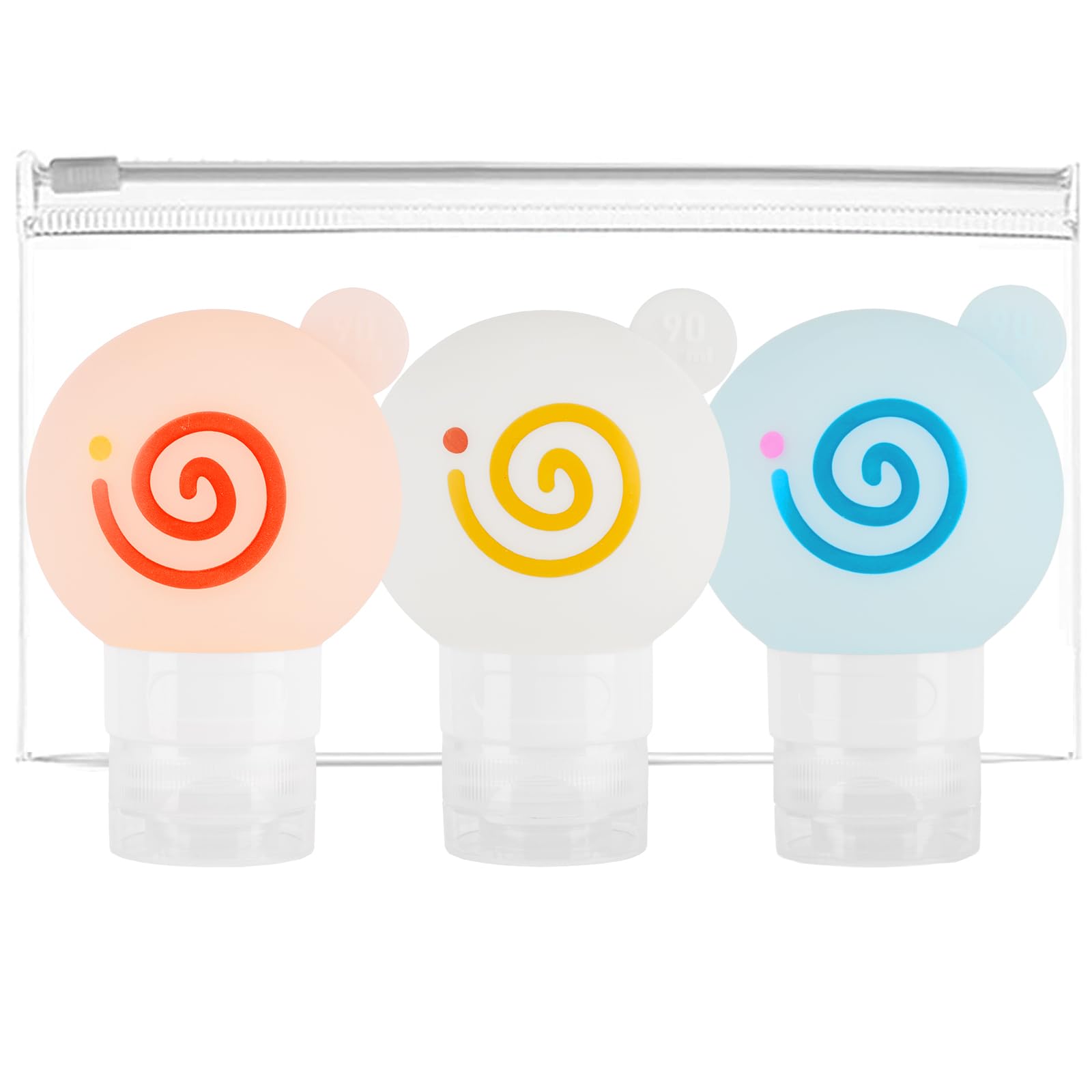 【送料無料】トラベルボトル シャンプーボトル 旅行用 トラベルセット 液漏れ防止 詰め替えボトル シリコン 詰め替え容器 携帯便利 出張用 小分けボトル サイズ：3本セット90ml