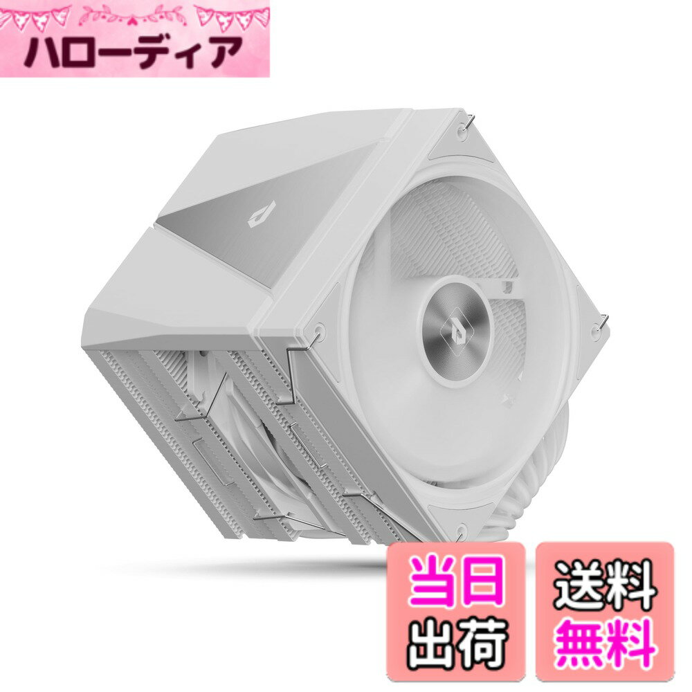 【送料無料】Novonest cpuクーラー 高性能デュアルタワー CPUクーラー 空冷 8本の銅製ヒートパイプ付き TDP280W 2つ 120mm PWM 静音ファン搭載 cpuファン Intel LGA1700/1851/1200/115X対応 AMD AM4/AM5対応 エアクーラー「UE2-Elite-T8」 色：白