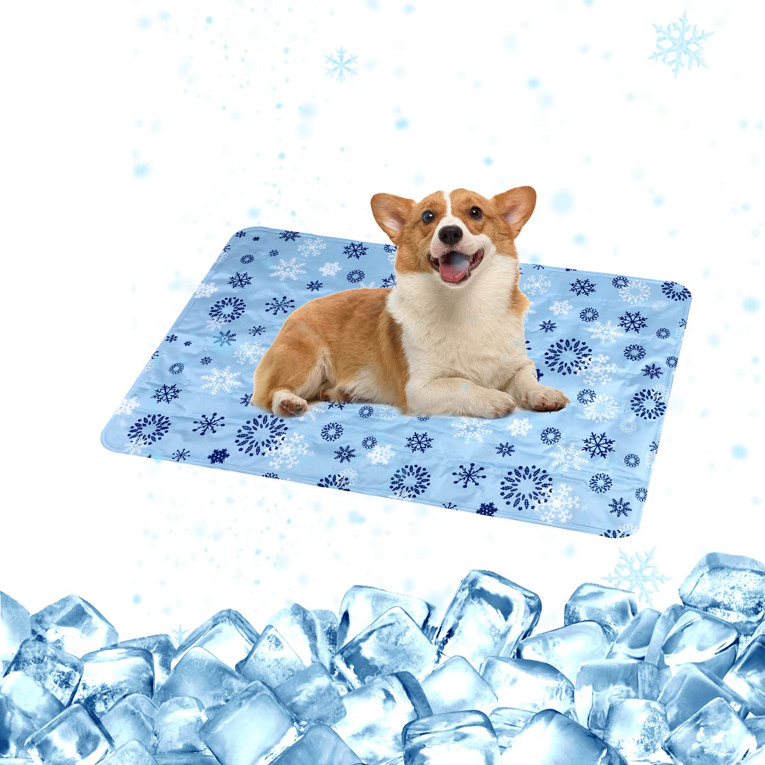 【送料無料】CHMKSTC ペット ひんやりマット クールマット ひんやりシート 冷感ジェルマット 色：ブル..