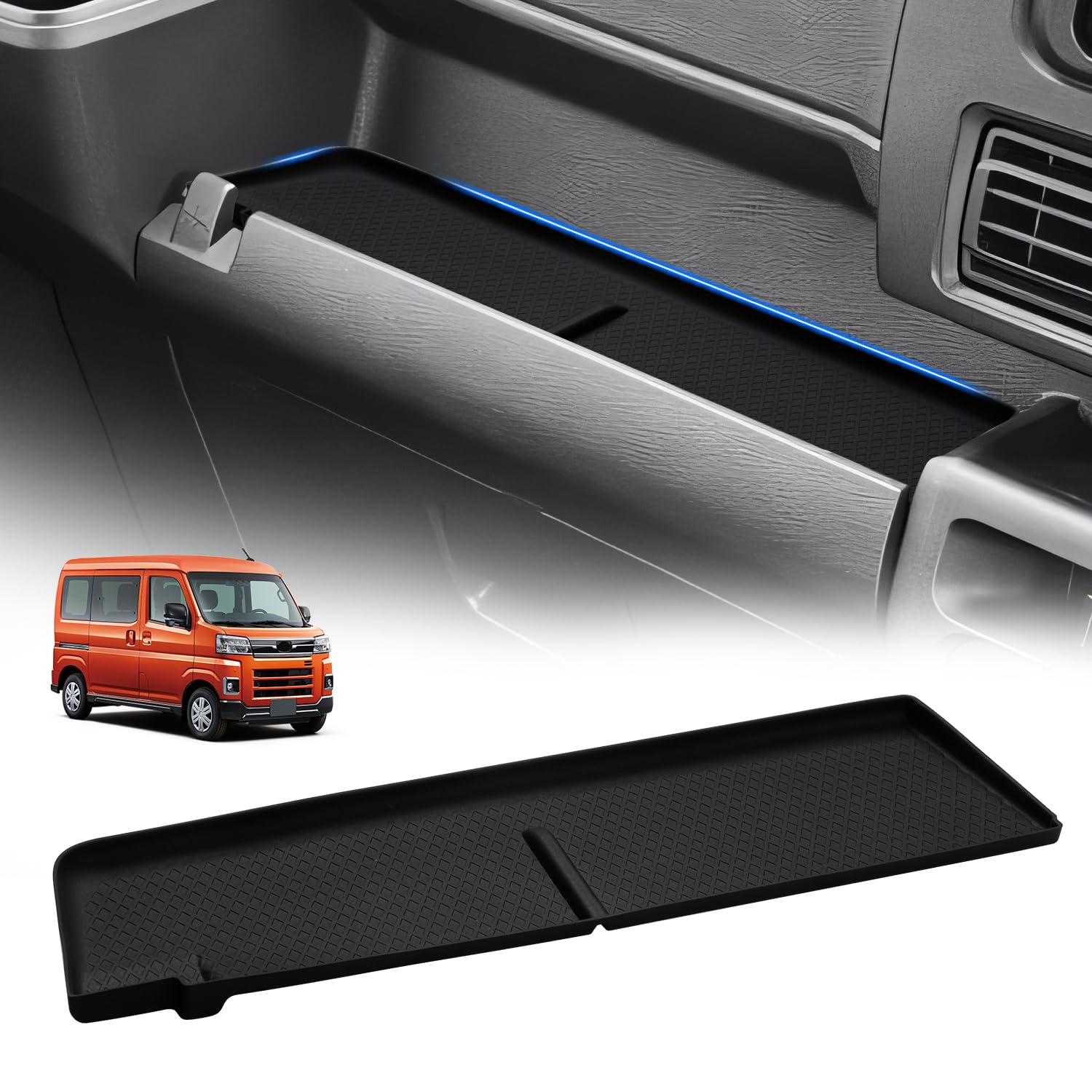 【送料無料】Mozan 助手席 オープントレイマット ラバーマット ラバートレイ 滑り止め ポケットマット ..