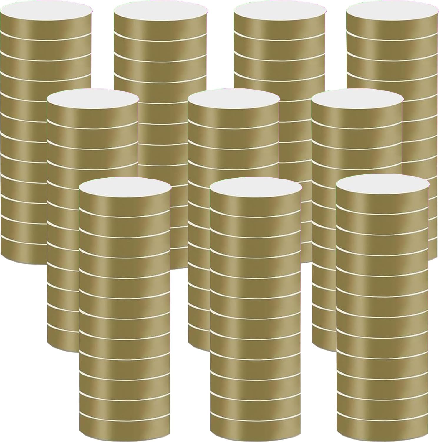 【送料無料】1000枚使い捨てリストバンド, BetterJonny 10色防水 耐引裂手首 入場 バンド テープイベント用リストバンド 適用コンサート 遊園地クラブビーチイベントの人数カウント,再入場管理に 色：ゴールド