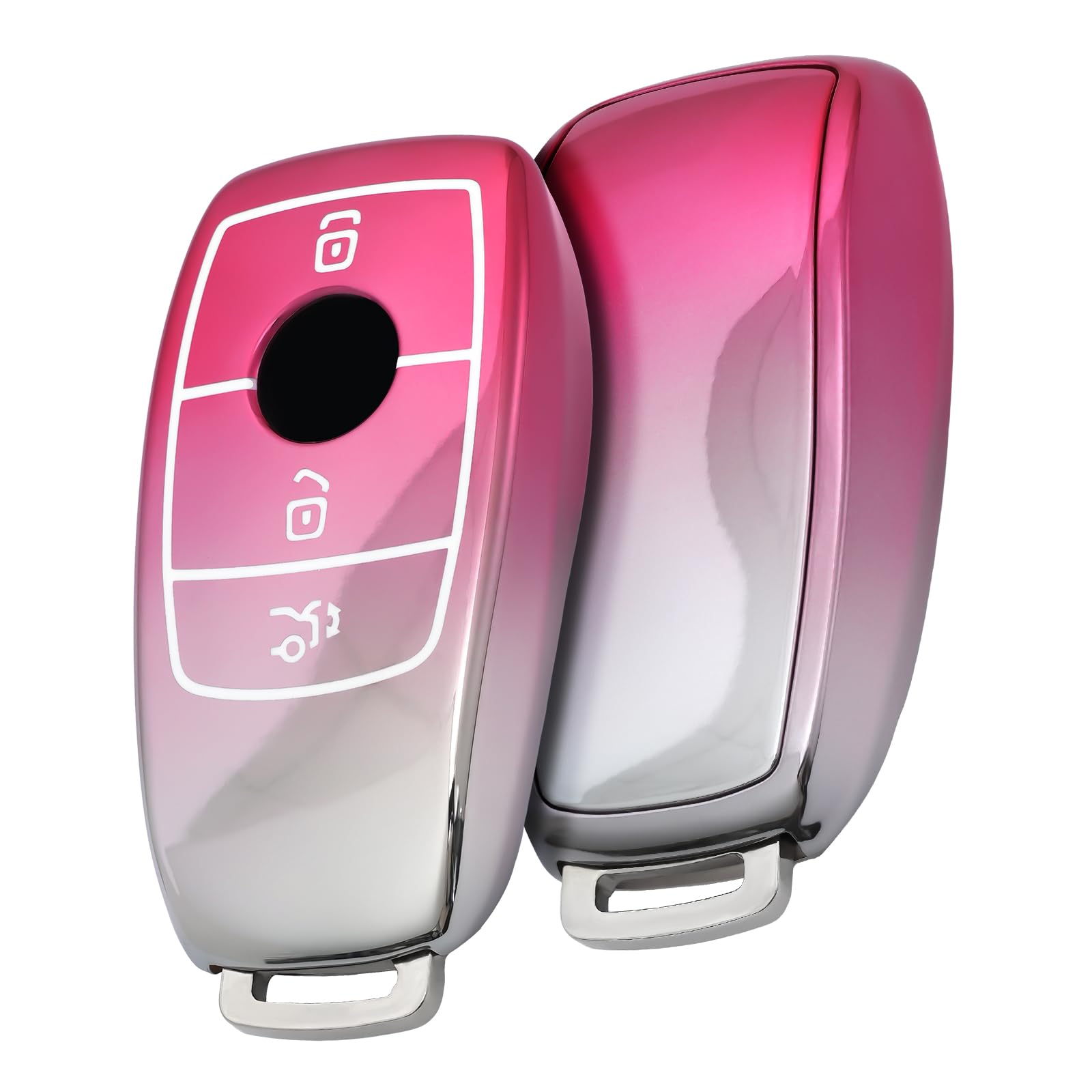 【送料無料】[OATSBASF]自動車用キーカバーはメルセデスベンツに適している TPU 360度フルプロテクショ..