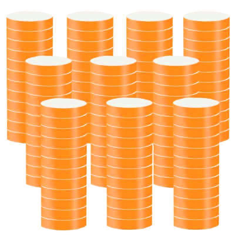 【送料無料】1000枚使い捨てリストバンド, BetterJonny 10色防水 耐引裂手首 入場 バンド テープイベント用リストバンド 適用コンサート 遊園地クラブビーチイベントの人数カウント,再入場管理に 色：オレンジ