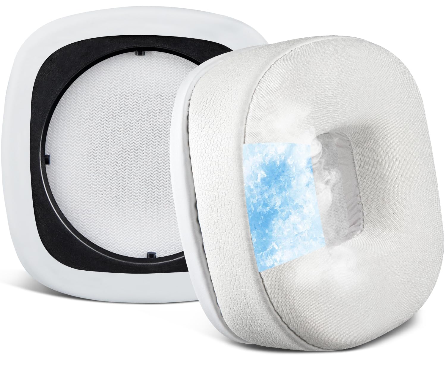 【送料無料】SOULWIT イヤーパッド イヤークッション for Marshall マーシャル Major I/II/III/IV/V ANC Bluetooth Wireless/Wired ヘッドホン 用 交換パッド for Marshall Major 1/2/3/4/5 ヘッドパッド 色：冷却ジェル-ホワイト