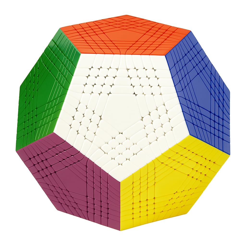 【送料無料】メガミンクス Megaminx 脳トレパズル 脳活キューブ マジックキューブ 2x2-9x9 競技用 魔方 立体パズル 知育玩具 マジックタワー 回転スムーズ MagicCube 子供ギフト プレゼント 知恵おもちゃ 収蔵版 色：カラフル 9x9x9、サイズ：5.6x5.6x5.6