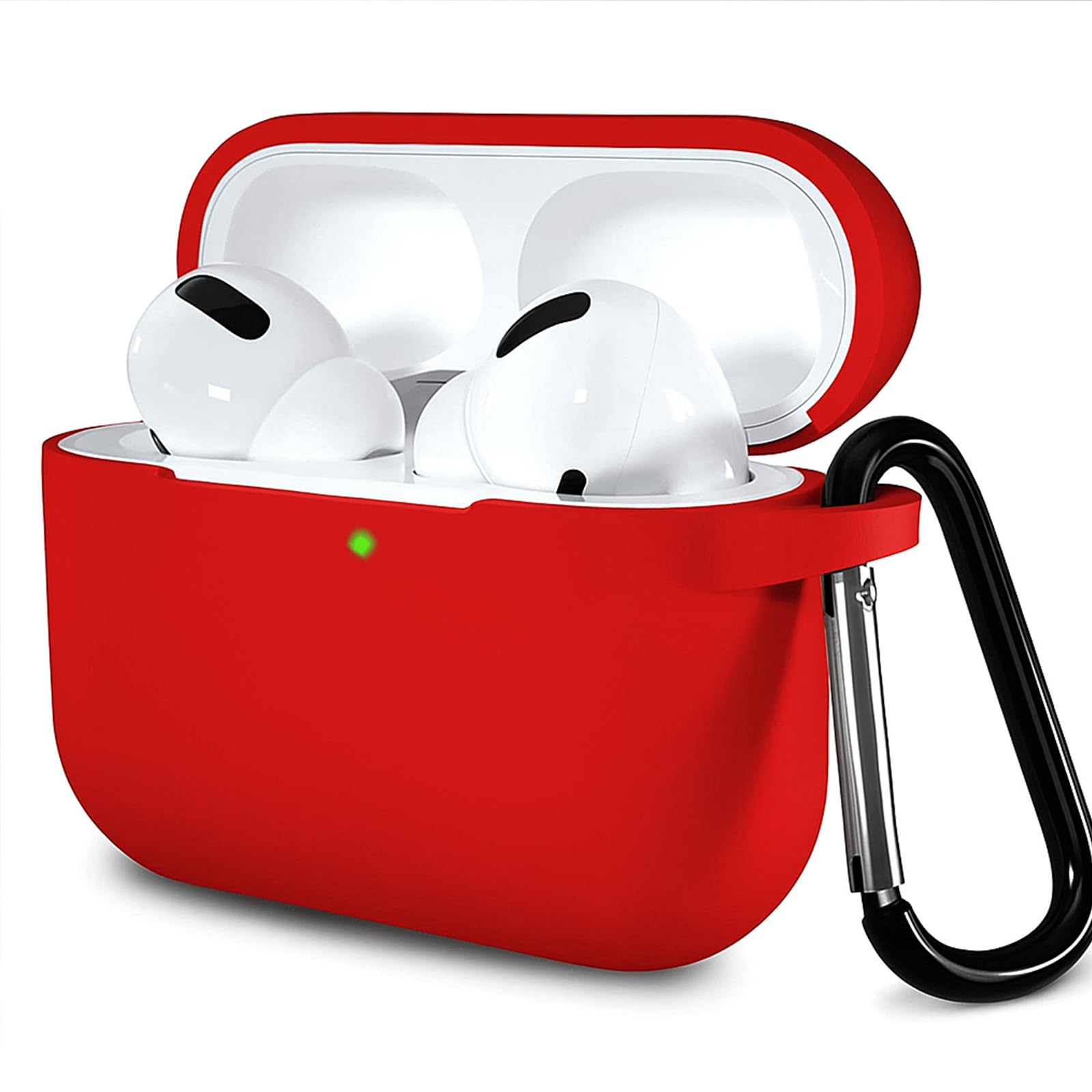 【送料無料】ANYOI 対応 AirPods Pro2 ケース/AirPods Pro ケース 超極薄 液状シリコン素材 LED可視 耐..