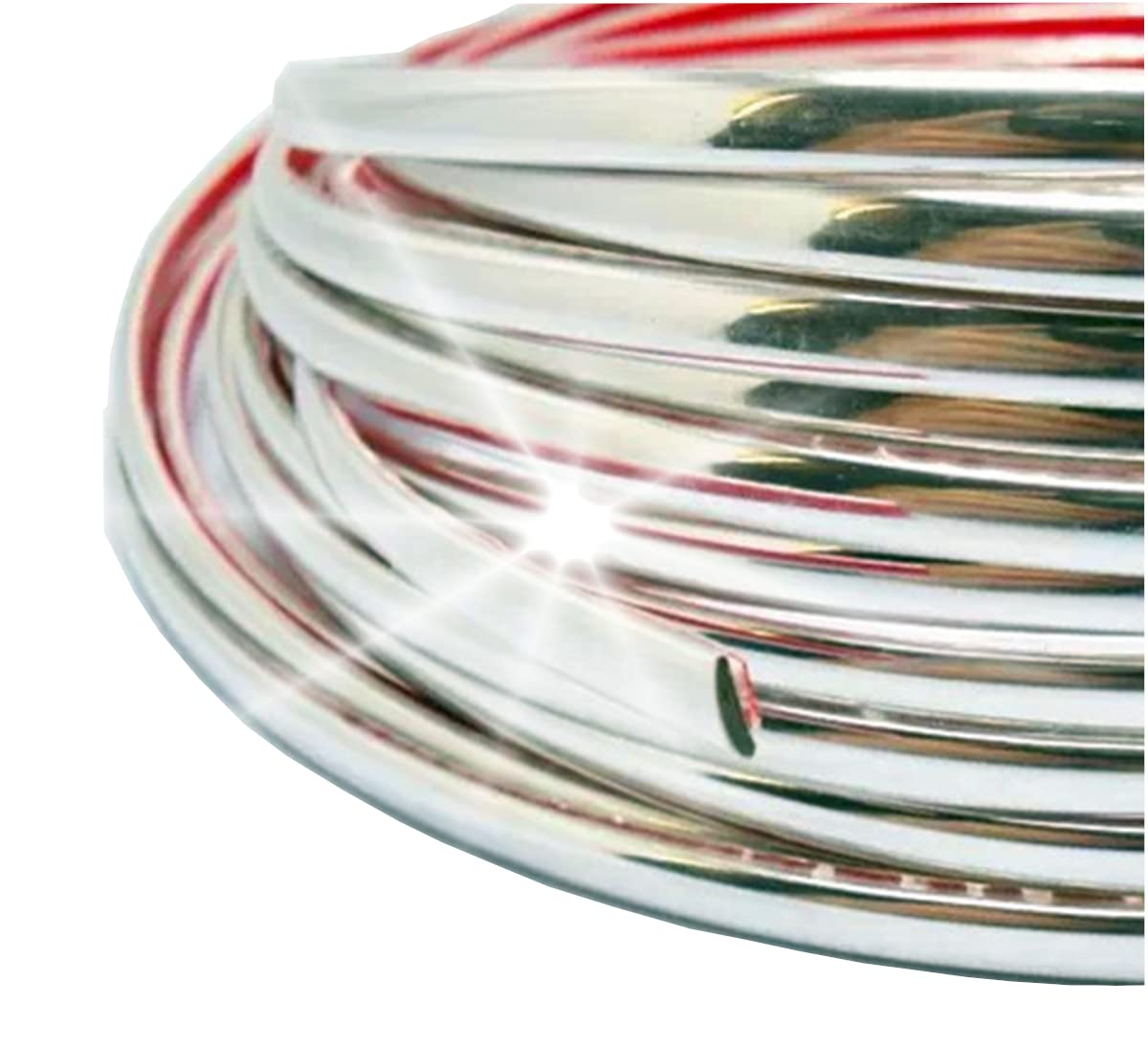 【送料無料】Piece of peace product 車用 アクセント メッキ モール サイドモール テープ ドレスアップ タップリ 色：10mm