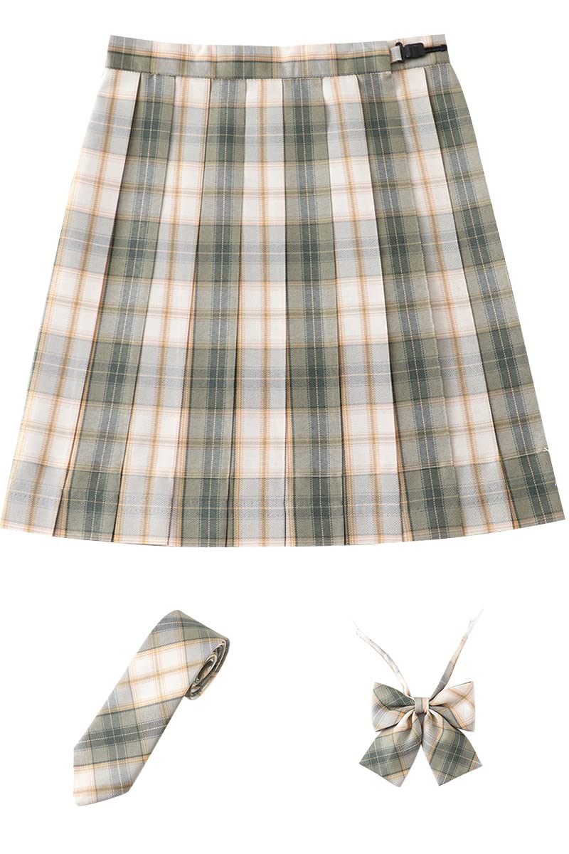 商品情報商品の説明主な仕様 スカート*1、蝶結び *1、ネクタイ*1br丈が43cm、48cmの2種類の長さから選べるスカートとなります。制服用高級素材使用。汚れに強く、プリーツ長持ち。スライド式のウエストアジャスターつき。おうちでお洗濯で...