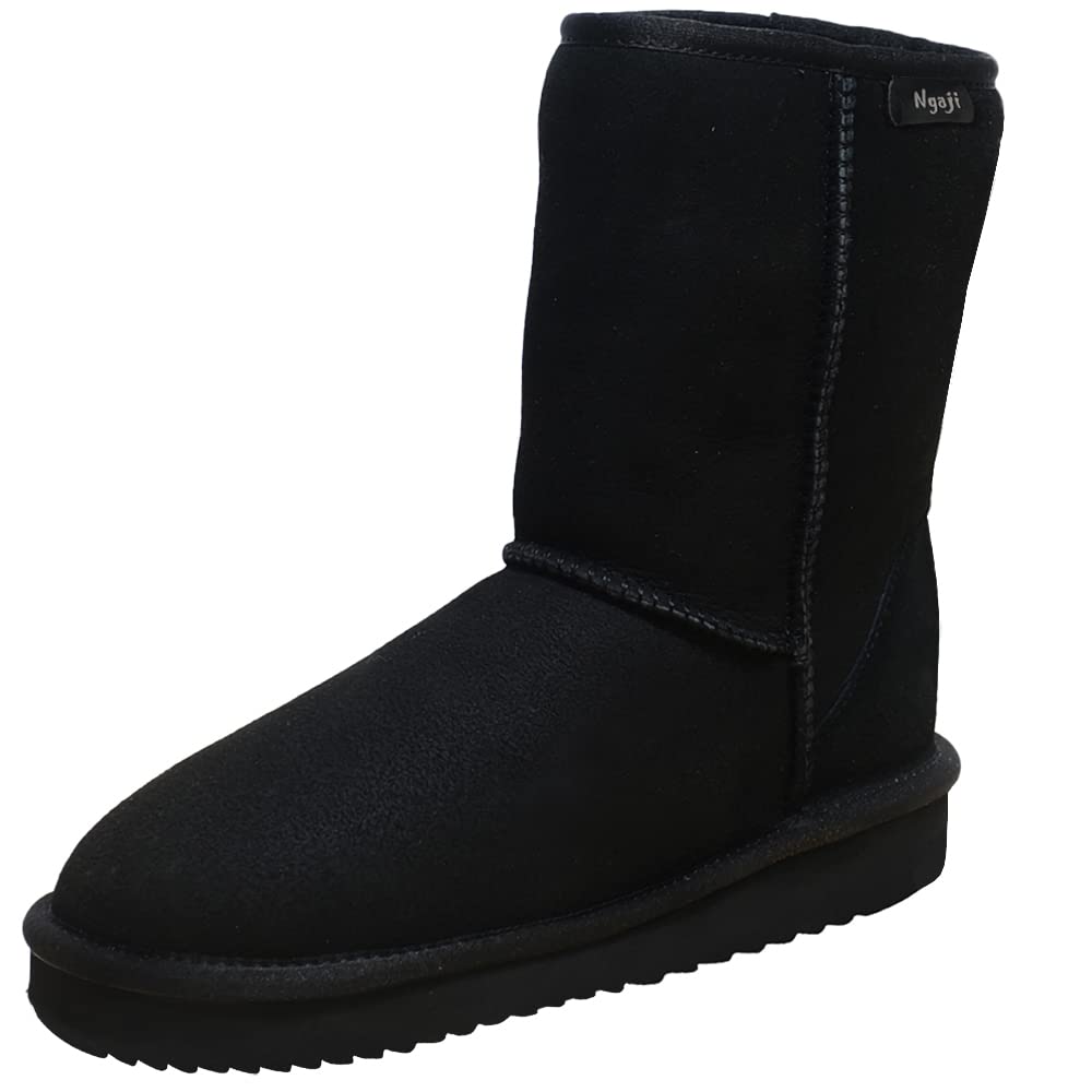 【送料無料】[N　gaji] ムートンブーツ レディース 本革 牛革 羊ファー シープファー ロングブーツ レ..