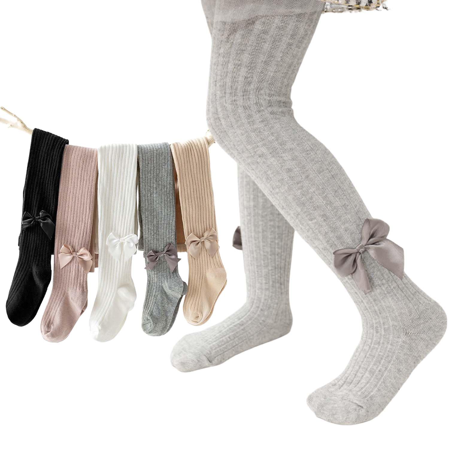 【送料無料】[MOE2HUO] 子ども用 タイツ 蝶レギンス 春秋綿 タイツ ストッ 子供用 ギンス タイツ 中厚 小童タイツ 【参考身長60-140CM】 色：グレー、サイズ：S