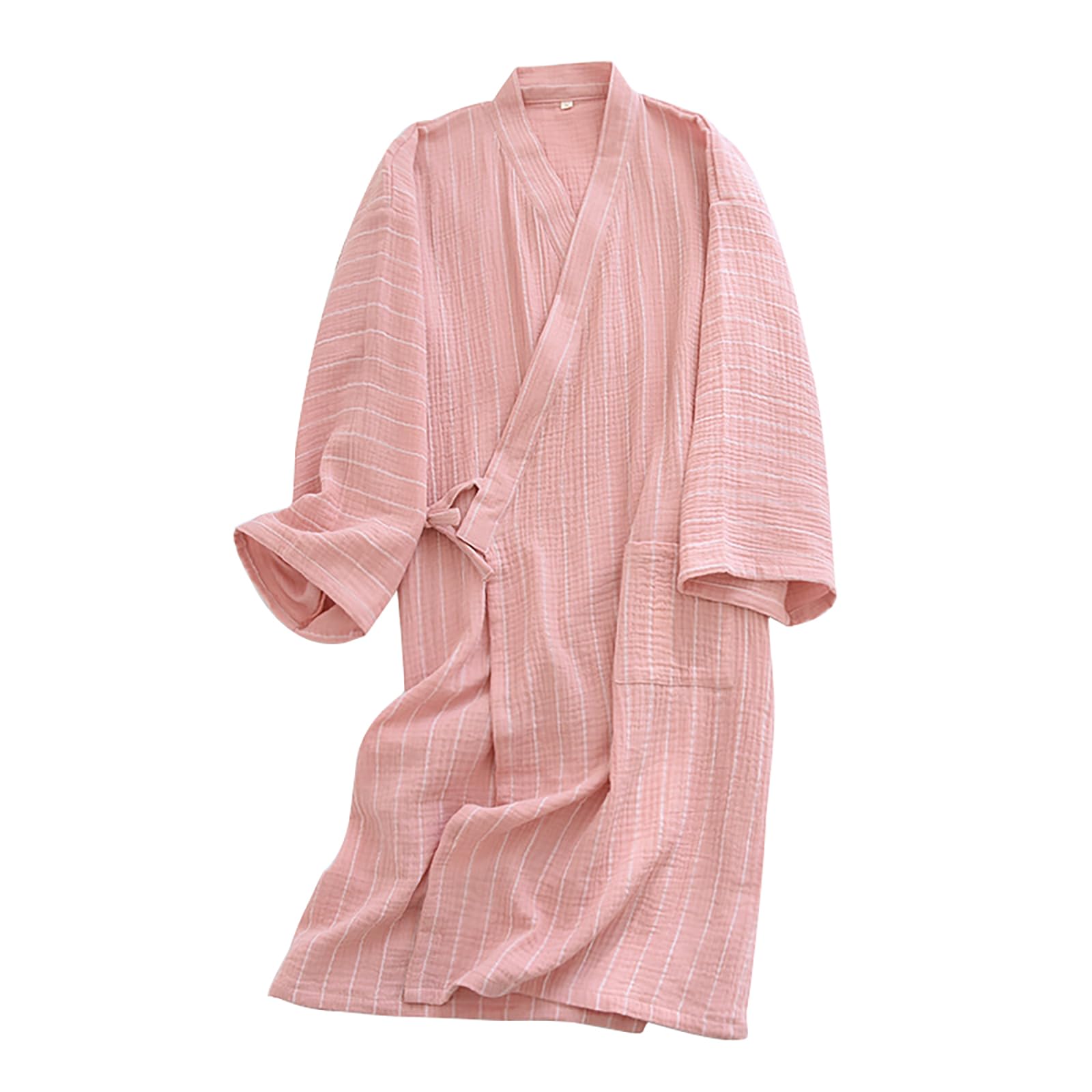 【送料無料】[§ASHE RANGEL] バスローブ メンズ レディース 寝巻き 浴衣 ナイトガウン 女性 男性 綿100..