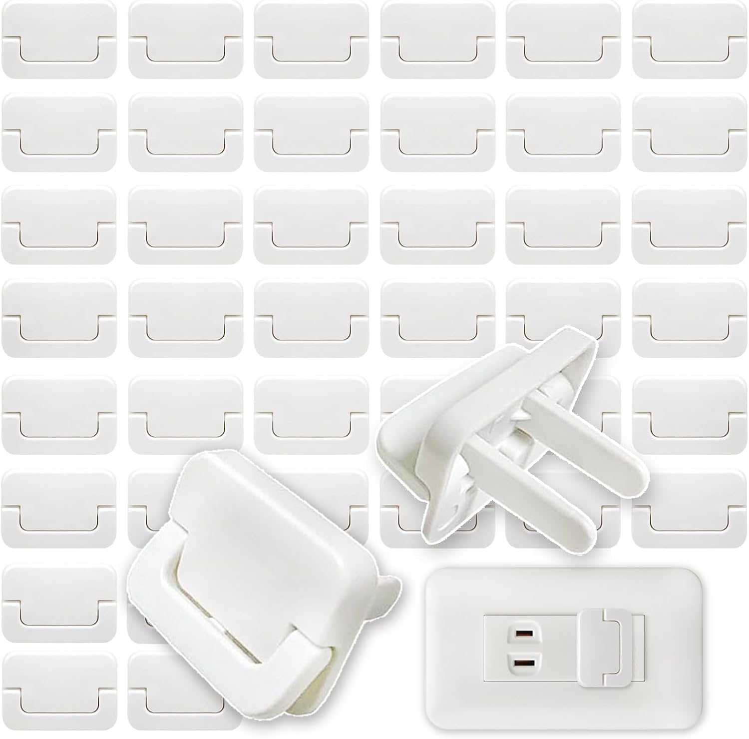 【送料無料】DELUXEFOX コンセントプラグカバー コンセントキャップ プラグ安全カバー コンセントガー..