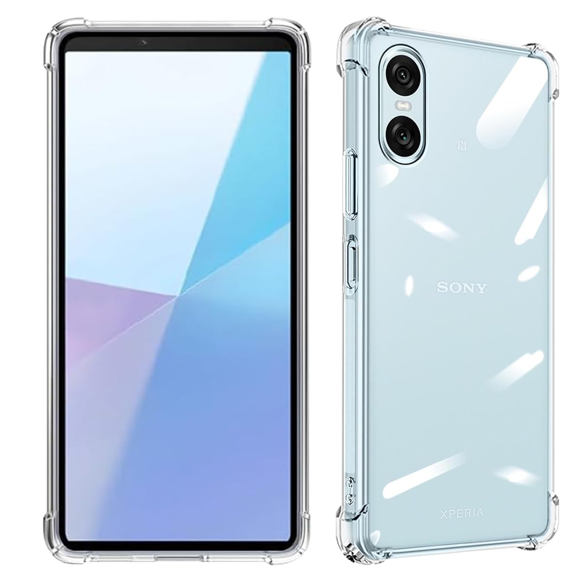 ������̵���۹񻺰��˻��Ǻ� �������饹 �б� ���饹�ե���� ���С� �ݸ�ե���� �������ꥢ����������Xperia 10 VI -TPU